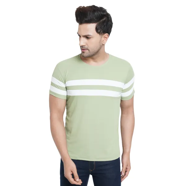 Polo_type_round_nack_T-shirt