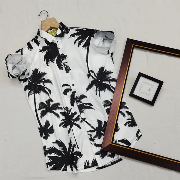 Lycra_fabric_digital_printed_Men's_ShirtHalf_Sleeves