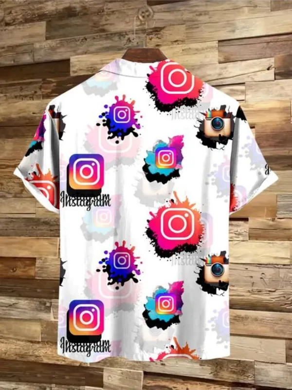 Lycra_fabric_digital_printed_Men's_ShirtHalf_Sleeves
