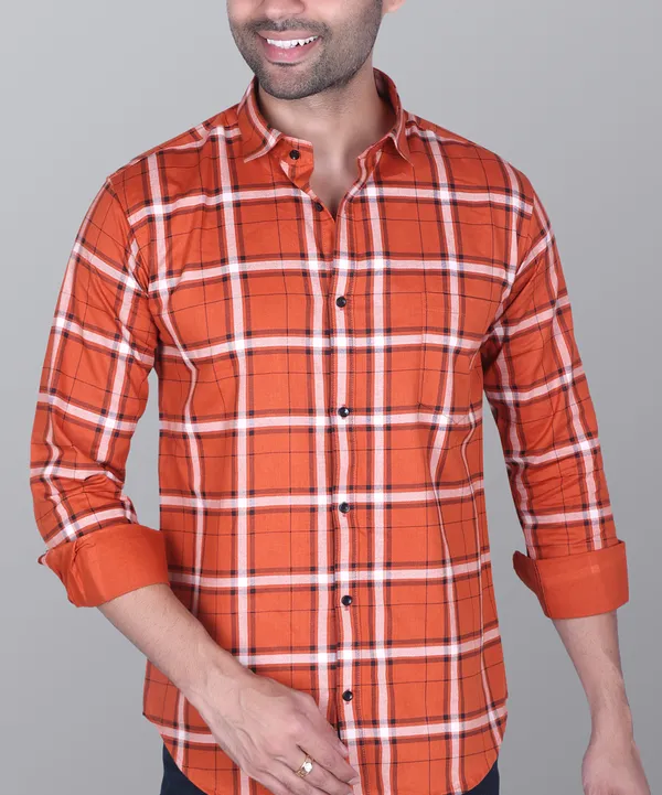Cotton_Fabric_Endigo_Checks_Full_Sleeve_Shirt
