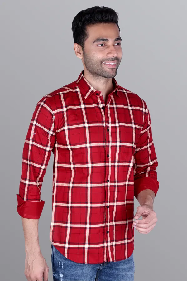 Cotton_Fabric_Endigo_Checks_Full_Sleeve_Shirt
