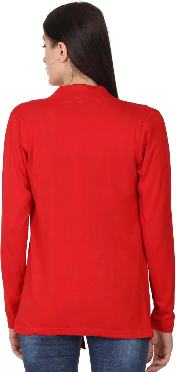 Red_Cotton_Blend_Solid_Shrug_For_Women
