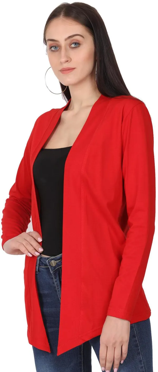 Red_Cotton_Blend_Solid_Shrug_For_Women