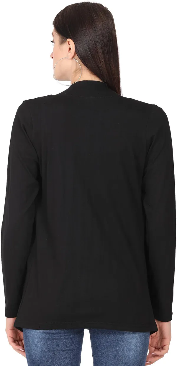 Black_Cotton_Blend_Solid_Shrug_For_Women