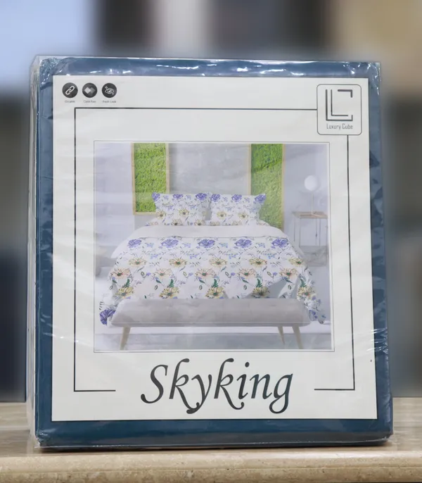 Luxury_Cube_Skyking_Collection_Double_Bedsheet