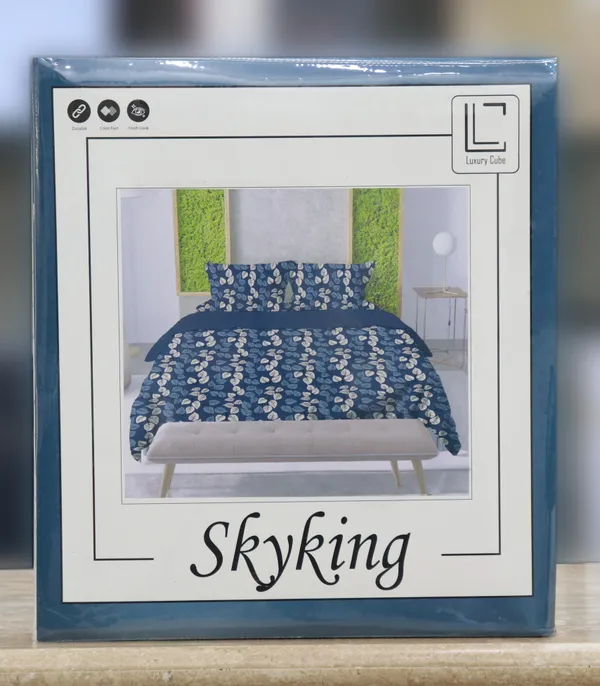 Luxury_Cube_Skyking_Collection_Double_Bedsheet