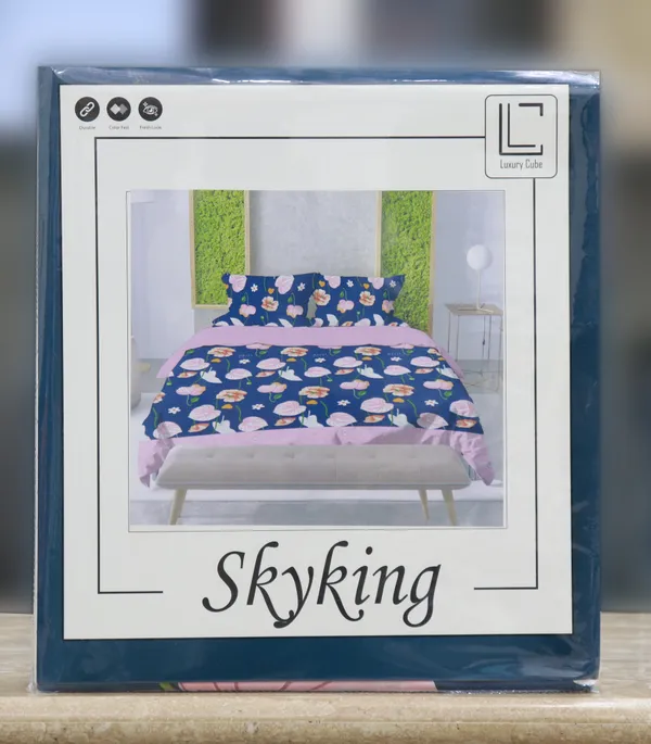 Luxury_Cube_Skyking_Collection_Double_Bedsheet