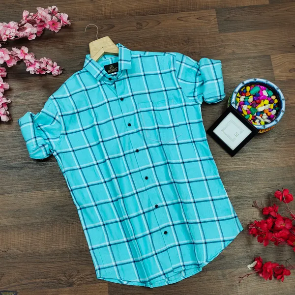 Indigo_cotton_fabric_checks_design_full_sleeve_shirt