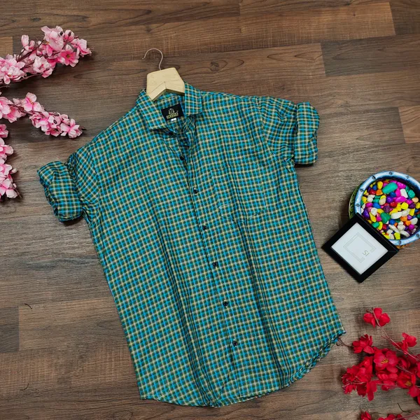 Indigo_cotton_fabric_checks_design_full_sleeve_shirt