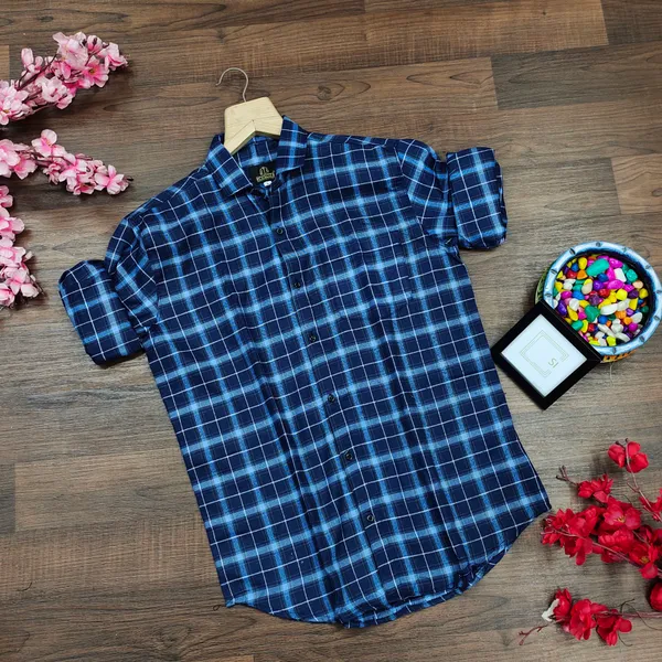 Indigo_cotton_fabric_checks_design_full_sleeve_shirt