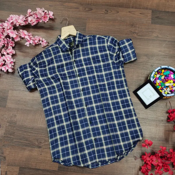 Indigo_cotton_fabric_checks_design_full_sleeve_shirt