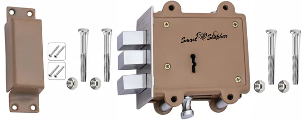 Main_Door_Lock_Clear_Steel_Black_with_2_keys_|_With_2_Year_Warranty