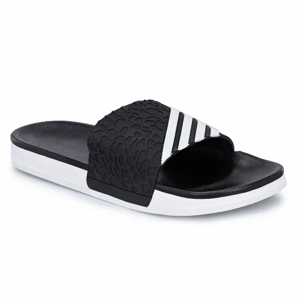 Black_Silicon_Strap_And_Pvc_Slip_On_Sliders_For_Men