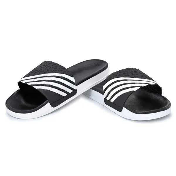 Black_Silicon_Strap_And_Pvc_Slip_On_Sliders_For_Men