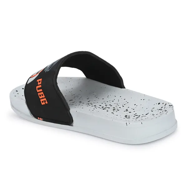 White_Silicon_Strap_And_Pvc_Slip_On_Sliders_For_Men