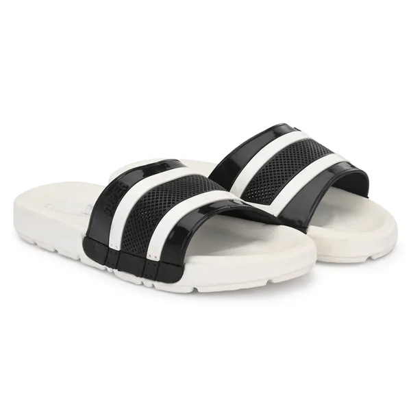White_Silicon_Strap_And_Eva_Slip_On_Sliders_For_Men