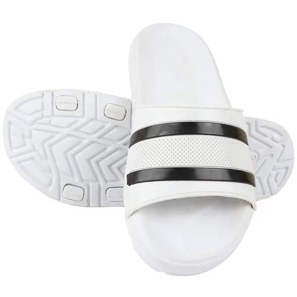 White_Silicon_Strap_And_Eva_Slip_On_Sliders_For_Men