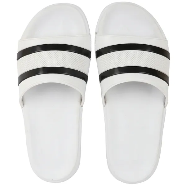 White_Silicon_Strap_And_Eva_Slip_On_Sliders_For_Men