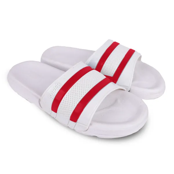 White_Silicon_Strap_And_Eva_Slip_On_Sliders_For_Men