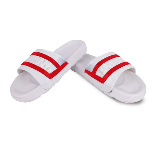 White_Silicon_Strap_And_Eva_Slip_On_Sliders_For_Men