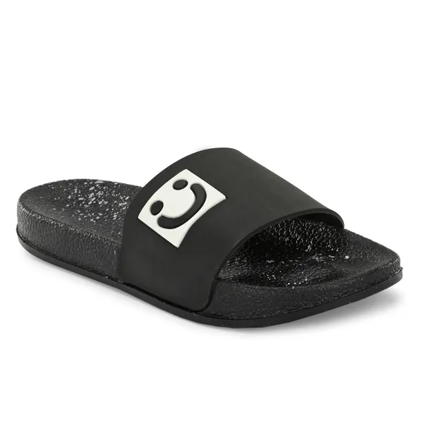 Black_Silicon_Strap_And_Pvc_Slip_On_Sliders_For_Men