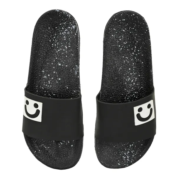 Black_Silicon_Strap_And_Pvc_Slip_On_Sliders_For_Men
