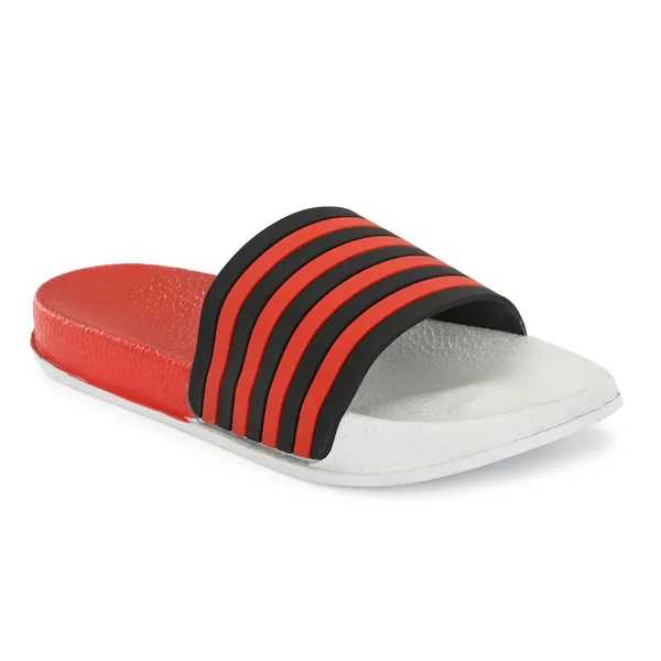 Red_Silicon_Strap_And_Pvc_Slip_On_Sliders_For_Men