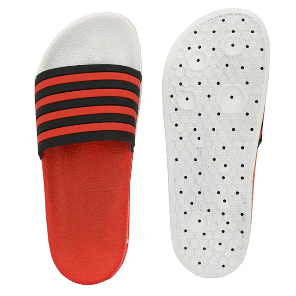 Red_Silicon_Strap_And_Pvc_Slip_On_Sliders_For_Men