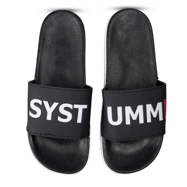 Black_Silicon_Strap_And_Pvc_Slip_On_Sliders_For_Men