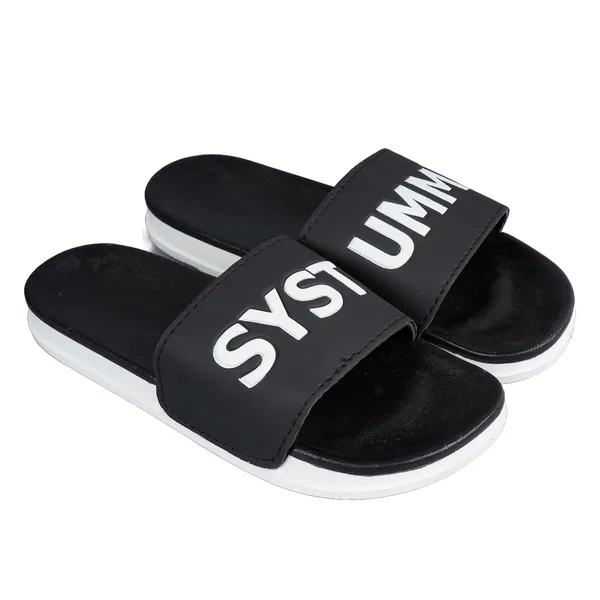 Black_Silicon_Strap_And_Pvc_Slip_On_Sliders_For_Men