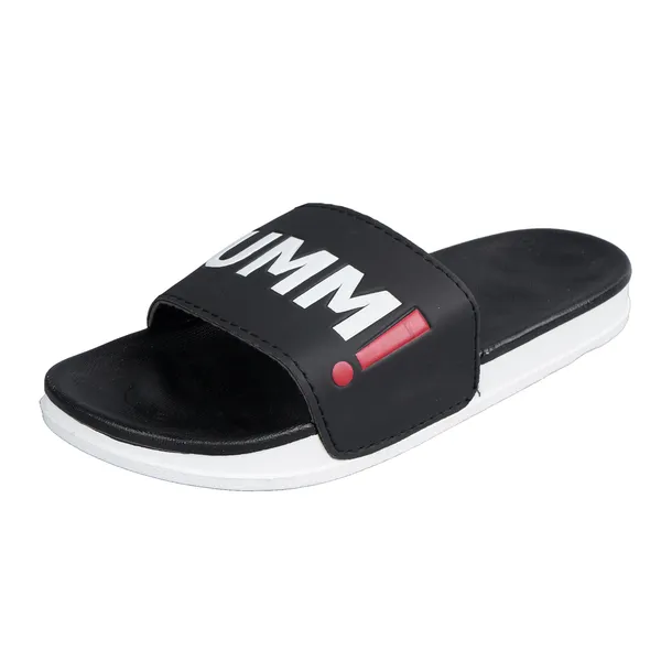 Black_Silicon_Strap_And_Pvc_Slip_On_Sliders_For_Men