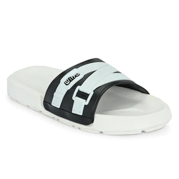 White_Silicon_Strap_And_Eva_Slip_On_Sliders_For_Men
