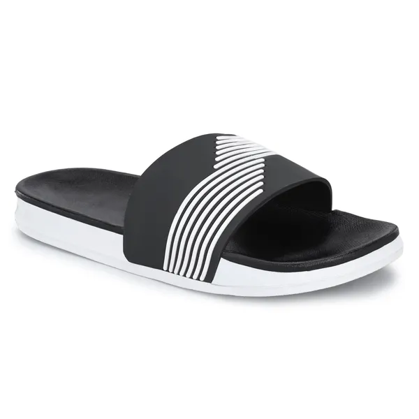 Black_Silicon_Strap_And_Pvc_Slip_On_Sliders_For_Men