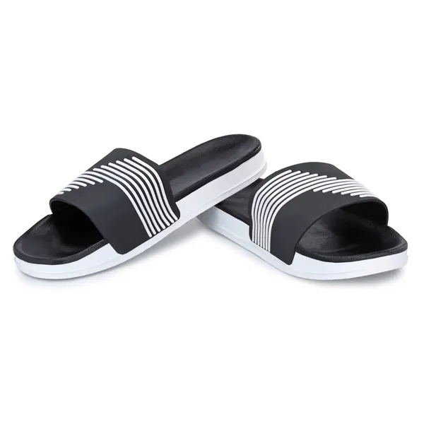 Black_Silicon_Strap_And_Pvc_Slip_On_Sliders_For_Men