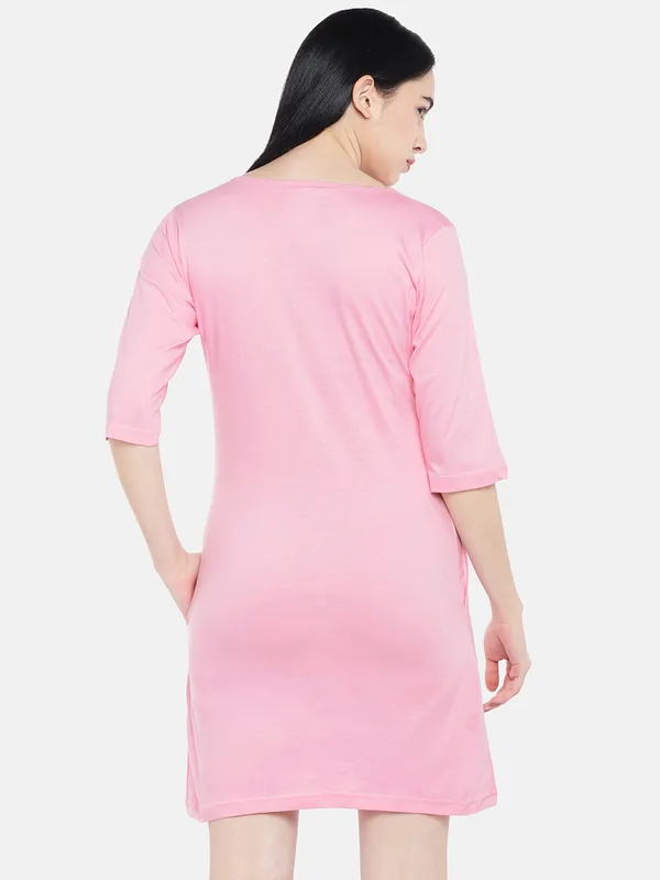 Long_Tshirt_Dress_For_Women_And_Girls_With_Side_Pockets
