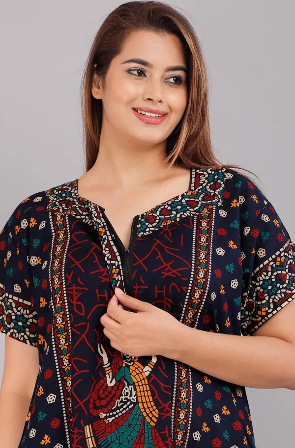 Stylish_&_Elegant_Women_Nighty_(Blue,_Red)