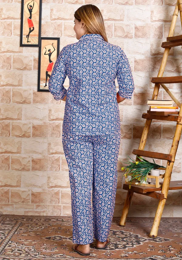 Women's_Cotton_Night_Suits_for_Women_|_Short_Sleeve_Floral_Printed_Payjama_Set_(Blue)