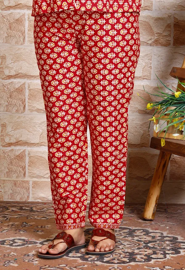 Women's_Cotton_Night_Suits_for_Women_|_Short_Sleeve_Floral_Printed_Payjama_Set_(Red)