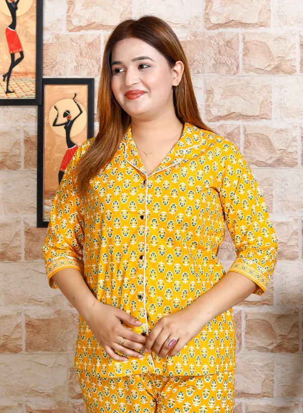 Women's_Cotton_Night_Suits_for_Women_|_Short_Sleeve_Floral_Printed_Payjama_Set_(Yellow)