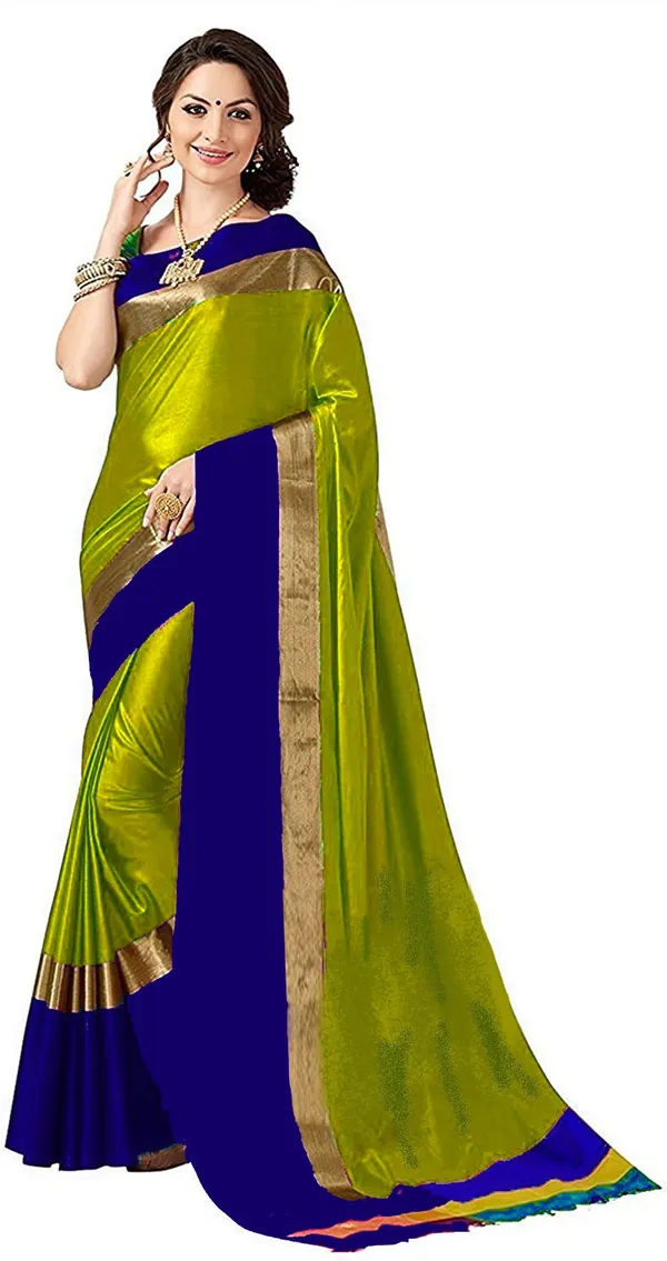 Woven_Ganga_Jamuna_Cotton_Silk_Saree_(Blue,_Light_Green)