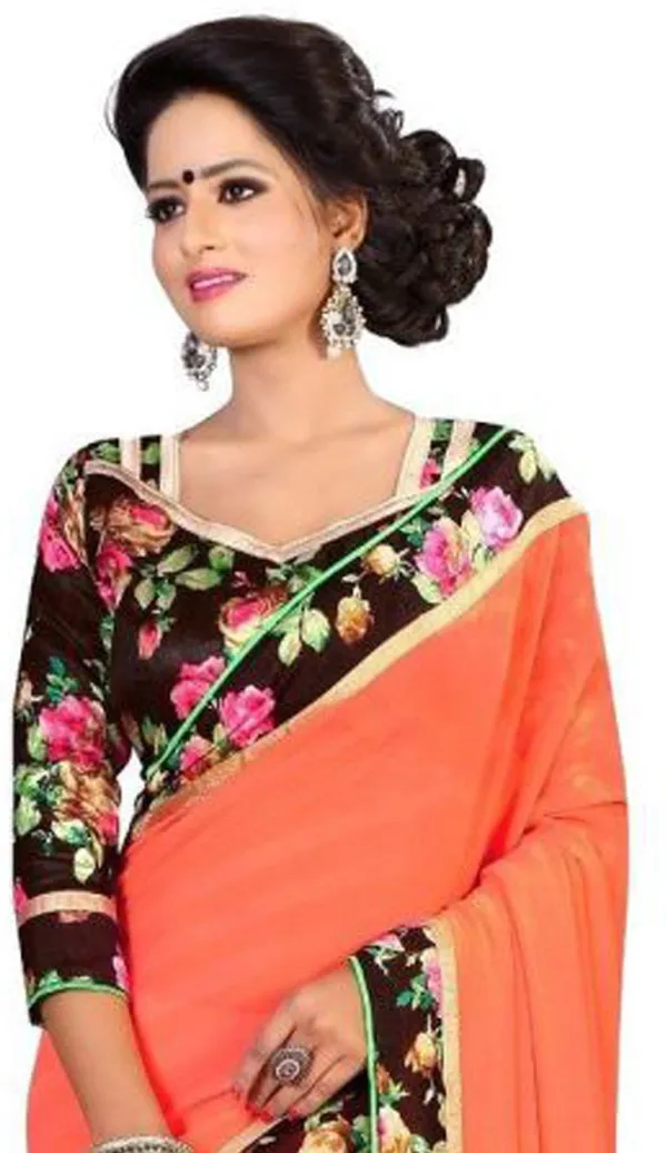 Embellished_Bollywood_Chiffon_Saree_(Orange)