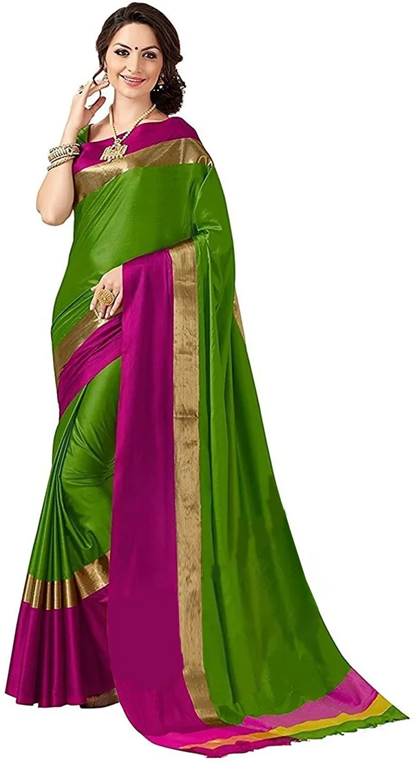 Pack_of_2_Woven_Kanjivaram_Cotton_Silk_Saree_Multicolor