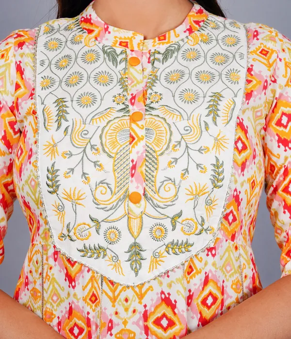 Yellow_&_White_Kurta_Pant_Dupatta_Set_For_Women