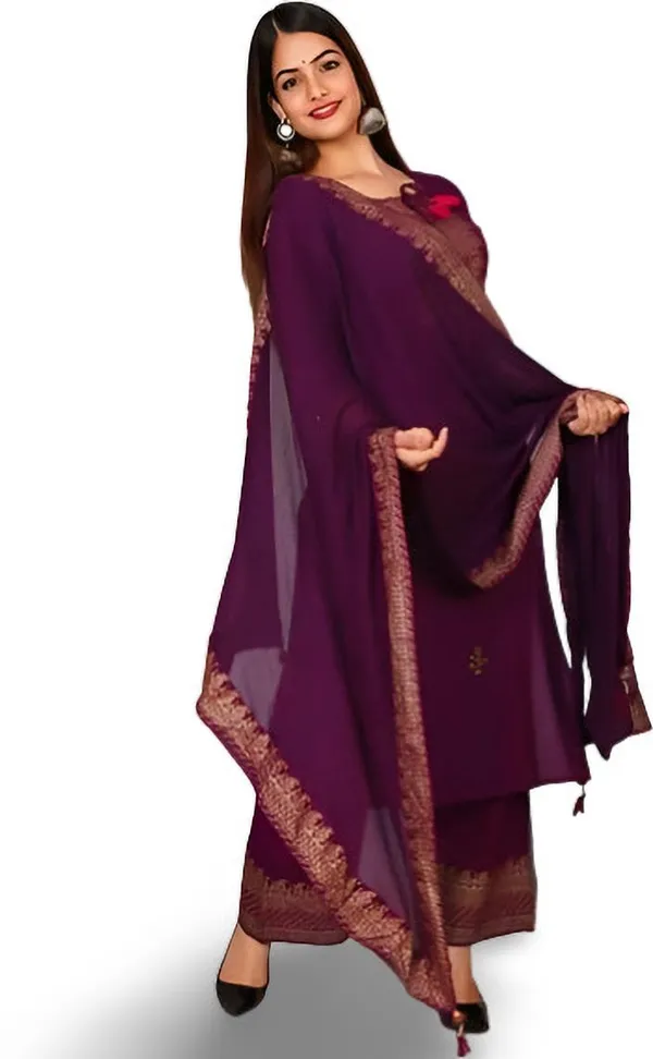 Purple_Kurti_Palazzo_Set_For_Women