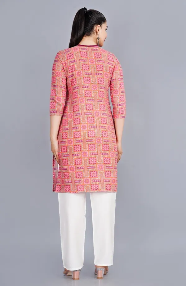 Pink_Printed_Kurta_Pant_Set_For_Women