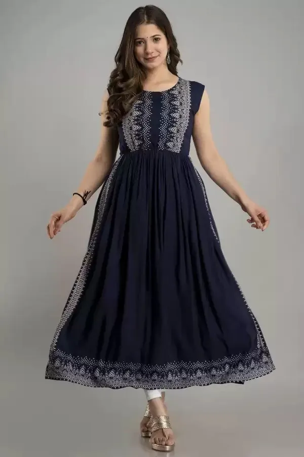 Dark_Blue_Solid_A-Line_Kurta_For_Women