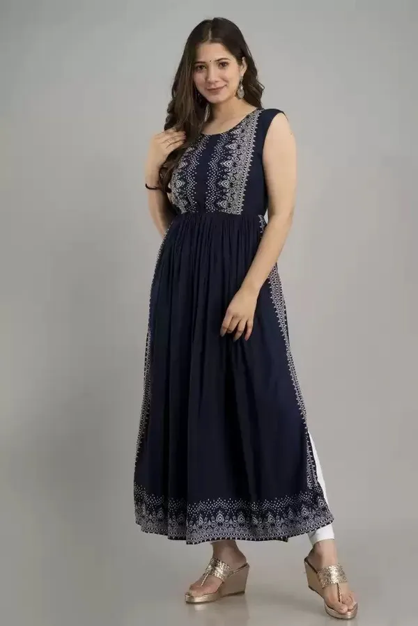 Dark_Blue_Solid_A-Line_Kurta_For_Women