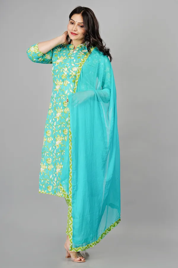 Green_Kurta_Pant_Dupatta_Set_For_Women