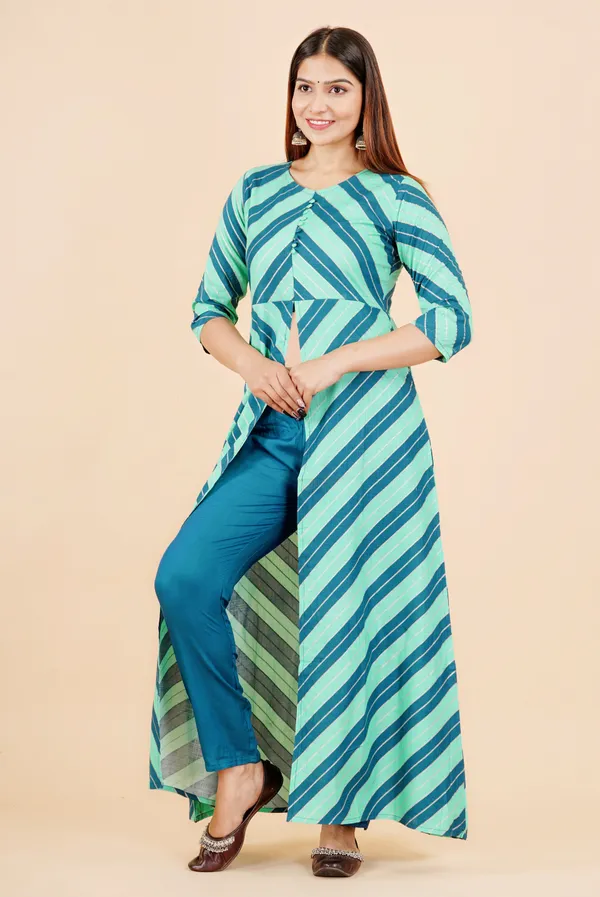 Blue_Kurta_Pant_Set_For_Women