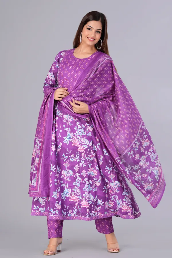 Purple_Kurta_Pant_Dupatta_Set_For_Women